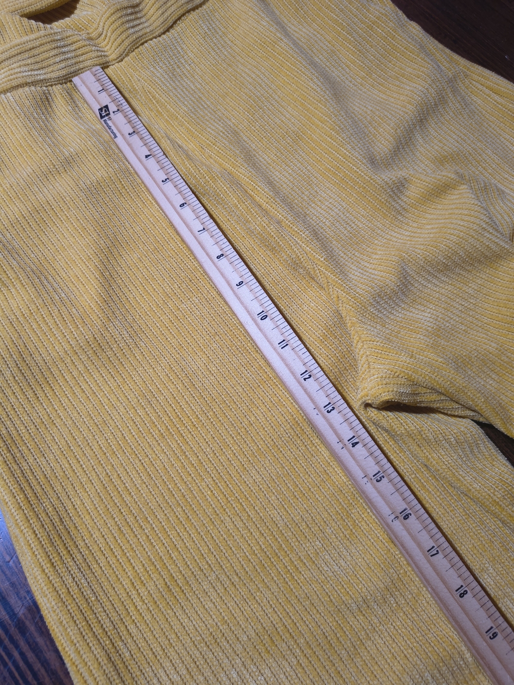 En Saison Yellow Corduroy Jumpsuit with Zip Detail - Picture 8 of 13